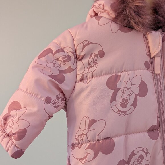 💜 2 for 30 💜 Disney Minnie Mouse Bunting Snowsuit - Picture 5 of 7